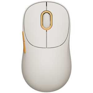 Xiaomi Wireless Mouse 3, Dual-Mode Bluetooth, 1200DPI Sensor - Off-White